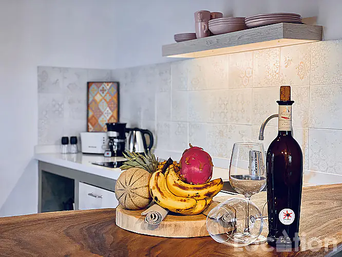 Finca Curbelo Apartment 1 Kitchen imagen por esta Independiente Finca en Uga