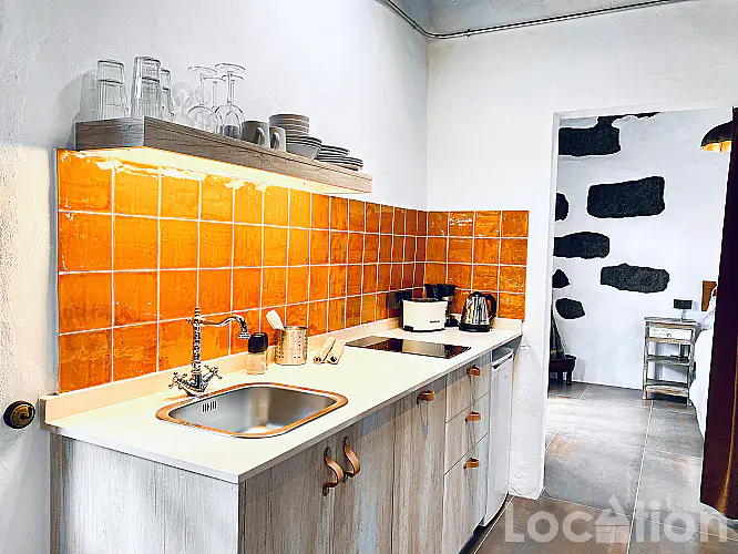 Finca Curbelo Apartment 7 Kitchen imagen por esta Independiente Finca en Uga